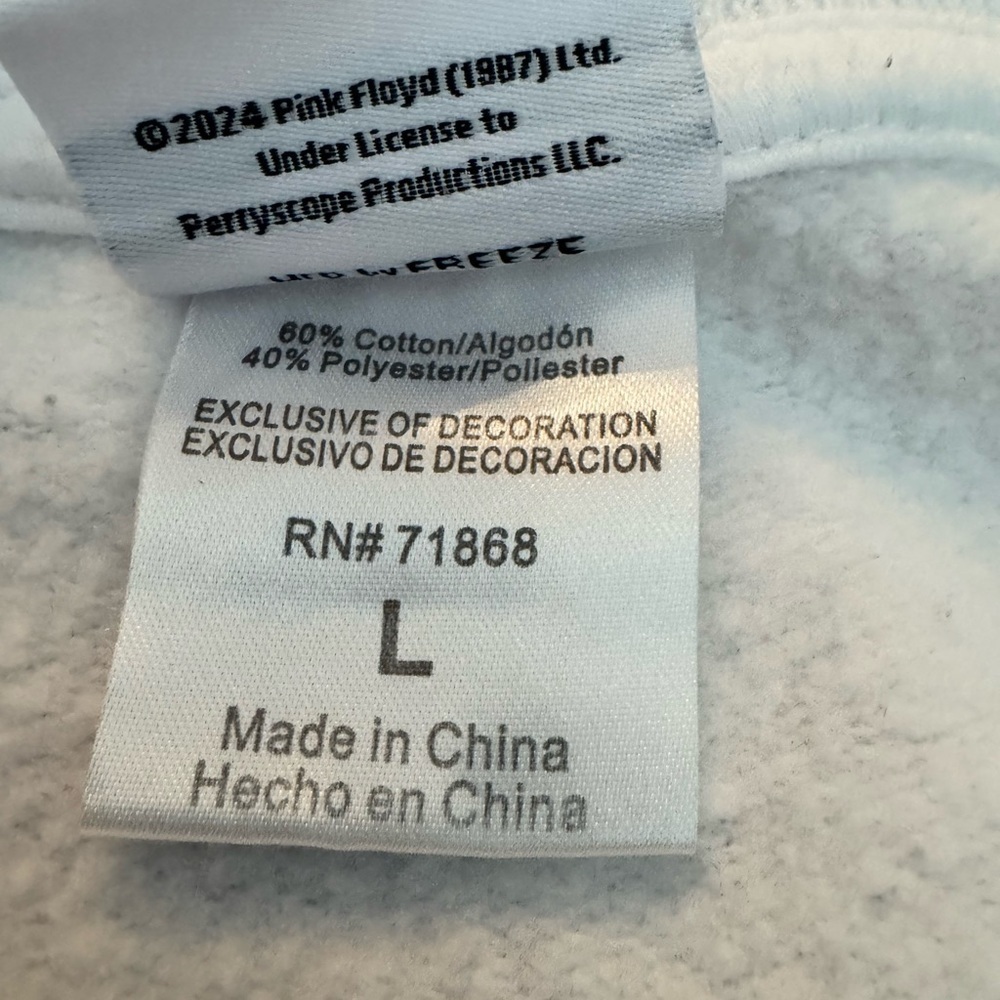 Pink Floyd White Apparel - Picture 7 of 7